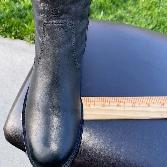 ECCO "Saunter" GTX Tall Riding Water Proof ZIP Leather Boot Black Size 5.5/36EU - Picture 11 of 11